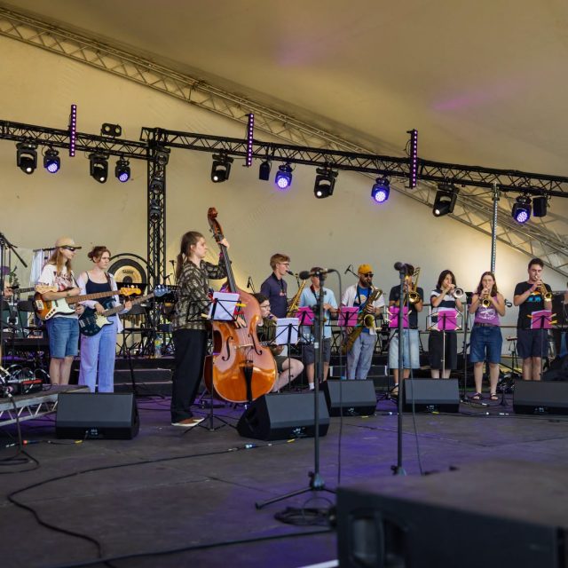 WJA academy players on stage at Fulltone Festival